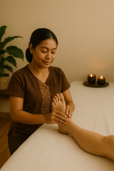 faire un massage des pieds pour apaiser les tensions et le stress près de Gujan-Mestras