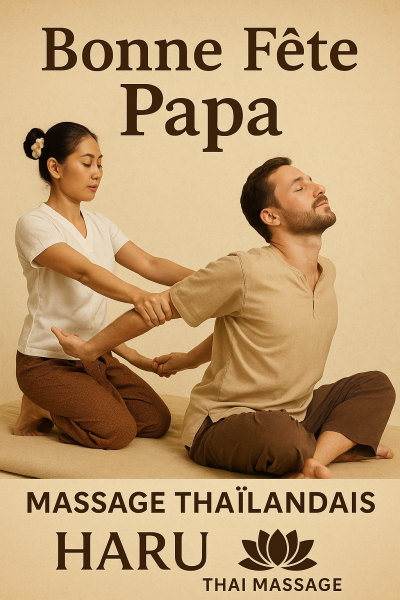Offrir une carte cadeau pour un massage thai pour la fête des pères près de La Teste de Buch